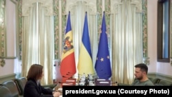 Președinta R. Moldova, Maia Sandu, în dialog cu președintele Ucrainei, Volodimir Zelenski