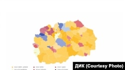 Графички приказ на резултатите од Локалните избори 2025