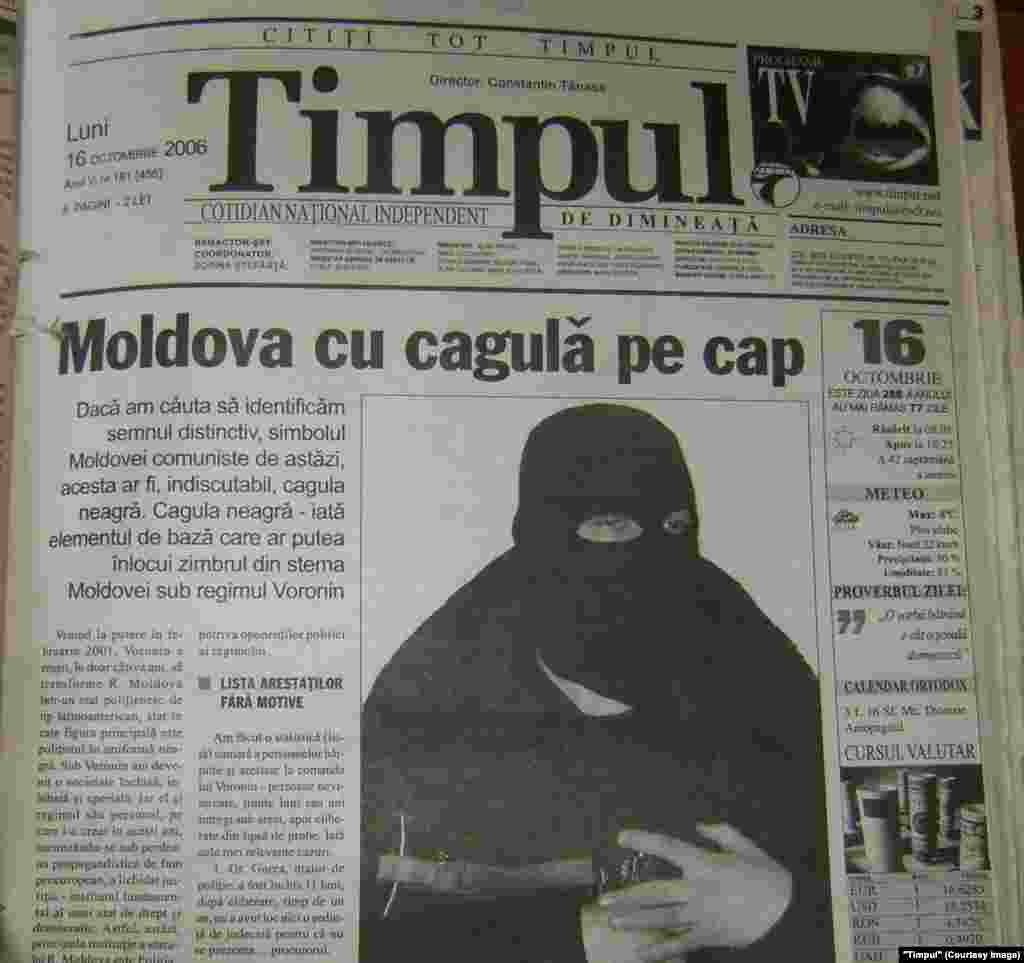 "Timpul",&nbsp;16 octombrie 2006