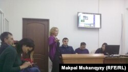 Процесс по делу Юлии Козловой. Алматы, 15 февраля 2016 года.