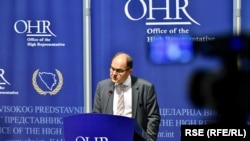 Nakon neusvajanja budžeta i moguće blokade državnih institucija u BiH ostaje pitanje da li će visoki predstavnik OHR-a Christian Schmidt (na fotografiji) iskoristiti svoje ovlasti, Sarajevo, 4. avgust 2021. 