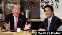 د امریکا ولسمشر او د جاپان صدراعظم. ارشیف