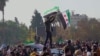 Grab: Syria -- Syrians celebrate regime change, Aleppo, December 8, 2024