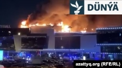 Krokus şäher zalynda 2024-nji ýylyň 22-nji martynda 140-dan gowrak adamy öldüren terror hüjümi bolýan wagtynda uly ýangyn döredi.
