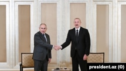ՀՀ վարաչապետ Նիկոլ Փաշինյանը, Ադրբեջանի նախագահ Իլհամ Ալիևը, արխիվ