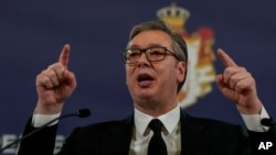 Претседателот на Србија, Александар Вучиќ 