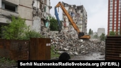 Наслідки однієї з попередніх атак у Харкові, травень 2025 року