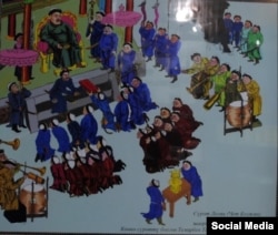 Манас тууралуу жоромол сүрөт. Т.Токтогазиев.