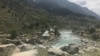 Pakistan -- The river Swat in Kalam.