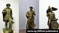 Эскизы памятников Бишкек Баатыру.