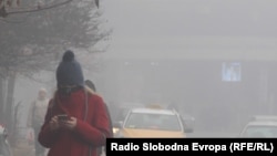 Загадување во Скопје. 