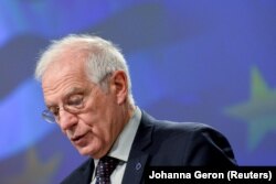 Брюссел - Жозеп Боррел, Европа Биримдиктин тышкы саясат боюнча жогорку комиссары.