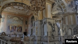 Urmările atacului rusesc asupra unei catedrale din Odesa.