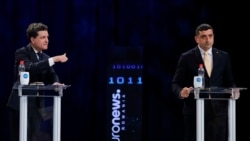 Nicușor Dan și George Simion s-au confruntat pe 8 mai în Aula Magna a Universității Politehnice din București.