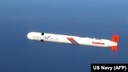 O rachetă de croazieră tactică „Tomahawk” Block IV. Imagine de arhivă.