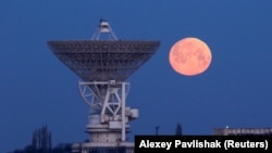 Радіотелескоп РT-70 під Євпаторією у Криму, 2019 рік