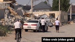 Көк-Жар конушундагы бузулган имараттар