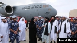 Qatar's delegation in Kabul received by Taliban officials on 3rd September 2025