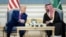 ډانلډ ټرمپ د مې پر ۱۳مه په رياض کې له محمد بن سلمان سره ملاقات وکړ.