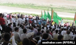 Скачки, Туркменистан (архивное фото)
