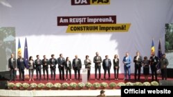 Echipa Blocului ACUM, la lansarea în campanie pentru alegerile locale. 21 septembrie 2019