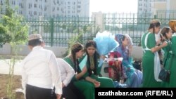 Школьники. Туркменистан.   