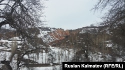 Жер көчкү коркунучуна кабылган жер. 