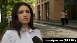 Armenia - Journalist Anush Mirzoyan talks to RFE/RL's Armenian Service, Yerevan, May 17, 2025. 