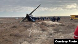 Разбившийся под Актау самолет авиакомпании «Азербайджанские авиалинии»