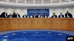 Gjykatësit e Gjykatës Evropiane për të Drejtat e Njeriut. Fotografi nga arkivi. 