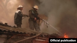 Өрт кырсыктарынын бири. Сүрөт Өзгөчө кырдаалдар министрлигинен алынды.