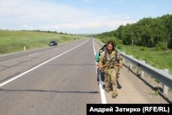 ალექსანდრ გაბიშევი, როცა მარტო მიდიოდა...