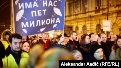 Protest u Beogradu