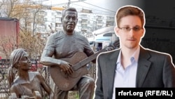 Эдвард Сноуден Люберцы шаарында. Коллаж.