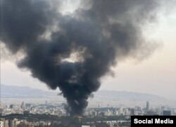 Пожар в здании иранской государственной телекомпании IRIB в Тегеране, 16 июня 2025 года
