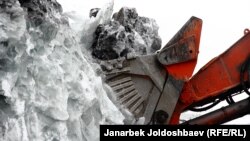 Кумтөр кенин иштетүүдөн зыянга учураган Давыдов мөңгүсү. 23-февраль,  2013-жыл