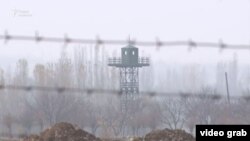 Узбекско-кыргызская граница.