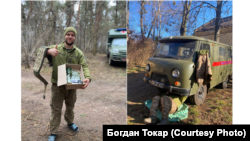 Богдан Токар до поранення працював у медпункті бригади