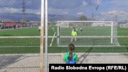 Фудбалски натпревар во детска лига при Фудбалската федерација на Македонија 