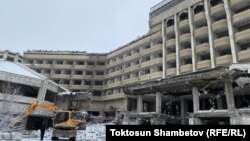 "Ысык-Көл" мейманканасынын азыркы абалы. 27-декабрь, 2021-жыл.
