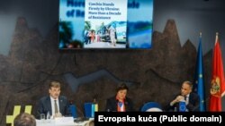 Panel diskusija povodom treće godišnjice od početka rata u Ukrajini, Podgorica