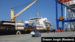 FILE: The Gwadar Port in Pakistan's southwestern province of Balochistan is being tipped as a regional trade hub by officials in the country.