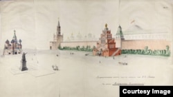 Один из проектов ленинского Мавзолея. 1920-е годы