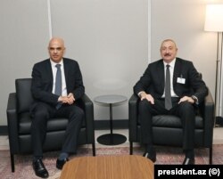 Prezident İlham Əliyevin BMT-nin Nyu-Yorkdakı mənzil-qərargahında Avropa Şurasının baş katibi Alen Berse ilə görüşü.