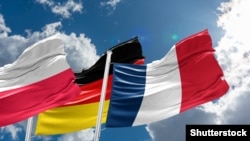 د جرمني، فرانسې او پولنډ بیرغونه