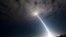 АКШнын континенттер аралык Minuteman III баллистикалык ракетасын сыноо учуру. 02.8.2017.