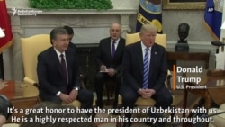 Trump Receives Uzbek President