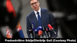 Predsednik Srbije Aleksandar Vučić, maj 2025. 