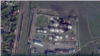 Крим – Скріншот супутникового знімка нафтобази у Гвардійському, опублікованого в телеграм-каналі Радио Свобода