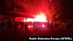 Incidenti na antivladinom protestu u Novom Sadu, avgust 2025.